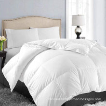 New hotel bedding washable cotton fabric white duck down duvet/quit/comforter